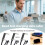 65W gevlochten snellaadkabel met inklapbare standaard - Multi-interface (Type C/USB A) datakabel voor smartphones/tablets 4