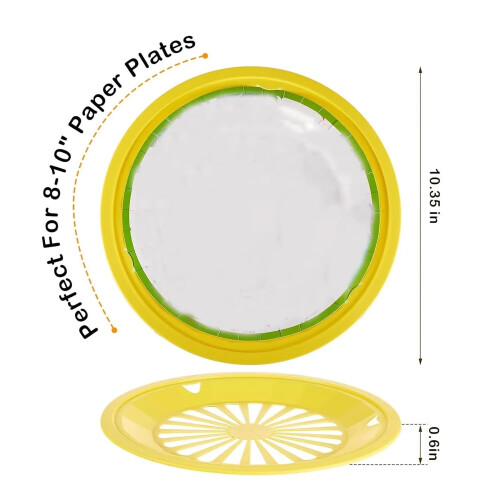 12er-Pack PP-Papptellerhalter für 9-Zoll-Teller 1