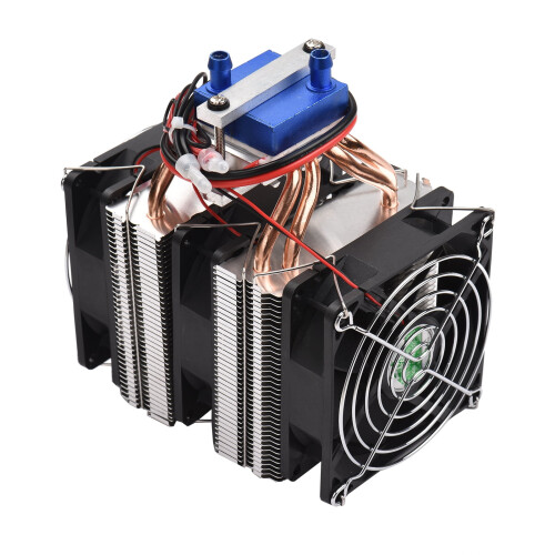 Ψυγείο CPU, ψύκτης ημιαγωγών 120W με 4 σωλήνες χαλκού, συμβατός με CPU Leeofty 2