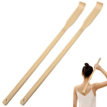 Rascador de espalda de bambú para adultos, rascador de espalda de madera de mano, herramienta manual para aliviar la picazón de espalda para