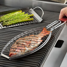 Panier à griller pliable ACDANC pour poissons et légumes