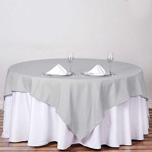 Vierkant polyester tafelkleed 70x70 inch 1