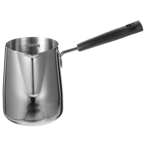 Small Milk Frothing Pitcher 600Ml With Ergonomic Handle For Home Use 1Pcs
