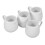 Casseroles (lot de 4) 4,6 cm x 4,3 cm x 4,3 cm 7