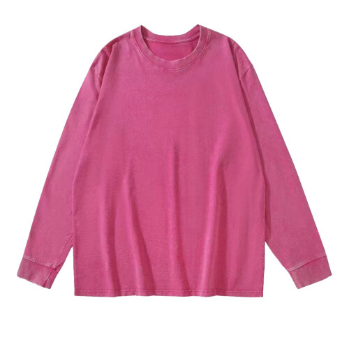 Γυναικεία T-shirts με μακριά μανίκια, casual, χαλαρή εφαρμογή, βασικές μπλούζες με 2