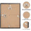 Κορνίζα 9x12 Μαύρη με HD Plexiglass, Κάθετη/Οριζόντια Οθόνη Τοίχου, Συσκευασία 1 τεμαχίου, 4
