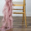 BalsaCircle6Dusty Rose Premium Solid Curly Chiffon Chair Sashes Slipcovers 5