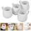 Casseroles (lot de 4) 4,6 cm x 4,3 cm x 4,3 cm 3