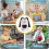 Kids' Art Smock Light Gray 2-4 Years Long Sleeve 4