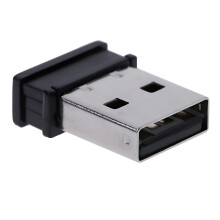 Adaptador USB para receptor de gamepad Bluetooth inalámbrico de 2,4 GHz, color negro.
