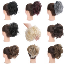 Markenlose Haarspangen, Haarclips, Extensions für Damen, Pferdeschwanz, flauschige lockige Perücke