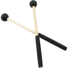 8 Inch Percussion Mallets Stick with Rubber Head and Handle，Wood Drum Mallets for Xylophone,Glockenspiel, Blue