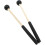 8 Inch Wood Percussion Mallets with Rubber Head 3