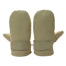 Moufles thermiques d'hiver pour enfants, doublées et isolées, couleur kaki