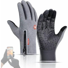 Gants d'hiver imperméables et coupe-vent, gants extrêmement imperméables, coupe-vent, chauds et antidérapants, gants de sport unisexes