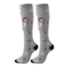 Compression Socks for Women & Men, Festive Christmas Running Socks, 20-30mmHg Support, Soft Thick Design, S-XL, compatible with all-day wear
