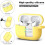 Συμβατό με θήκη AirPods Pro 2ης/1ης γενιάς + κιτ καθαρισμού, μαλακό κάλυμμα σιλικόνης με 6