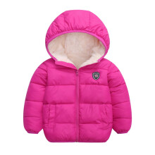 Doudoune épaisse à capuche pour tout-petits (garçons et filles), 3-4 ans