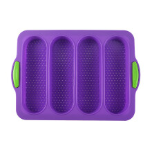 Plaque de cuisson en silicone pour baguettes 34 x 23,8 cm