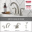 Arvo Square Towel Ring w kolorze SpotShield Brushed Nickel 2