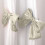 Attaches-rideaux à nœud papillon beiges (1 pièce) 4