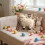 Housse de coussin lapin, thème Pâques, lavable avec fermeture éclair, 45 x 45 cm 4