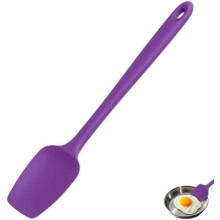 Cuillère en silicone résistante à la chaleur de 14 po – 600 F, antiadhésive,
