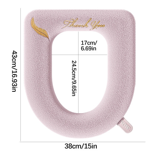 Warmer, gestrickter WC-Sitzbezug – 2er-Pack 2