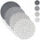 Dessous de plat en corde de coton, lot de 4 (18 cm). 1