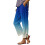 Damen Palazzo-Hose, einfarbig, elastischer Bund, Boho-Stil, weites Bein 1