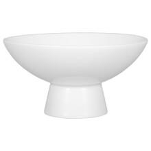 Bol sur pied en céramique blanche, 12,5 cm