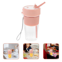 Gobelet presse-agrumes portable rechargeable rose 350 ml