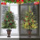 Christmas Tree Tabletop 3ft with 70 Warm White LEDs Pine 5
