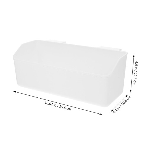 Κρεμαστή Πόρτα Ντουλαπιού Organizer1Pack Οργάνωση Κουζίνας Λευκό Ορθογώνιο PP για 1