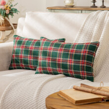 Schottisches Tartan-Kissenbezüge, 45 x 45 cm, 2er-Set