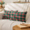Conjunto de 2 capas de almofada em tartan escocês, 45x45 cm (18x18 polegadas). 1
