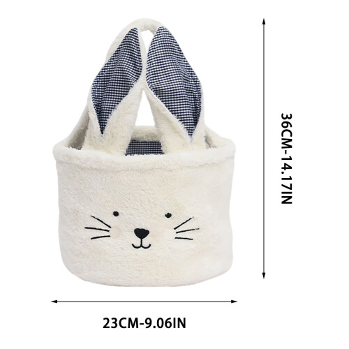 Panier de Pâques avec oreilles de lapin, 36 cm 2