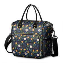 Sac à lunch isotherme à motif floral pour femme – 11 L, portable