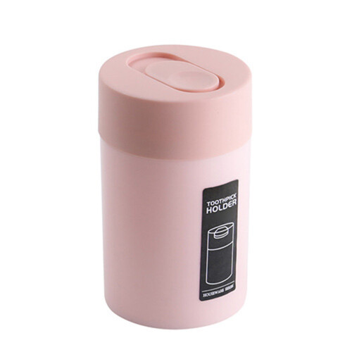 Large Capacity Toothpick Holder with Single-Hole Dispenser, Practical Storage Box for Kitchen and Dining Table Decor 2