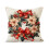 Housse de coussin de Noël, polyester aspect lin, 45 x 45 cm 5
