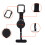 Cordão retrátil para celular com proteção contra roubo e quedas, ideal para trilhas e acampamentos. 6