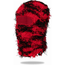 1-delad sliten balaklava skidmask för män/kvinnor stickad helmask vindtät halsvärmare