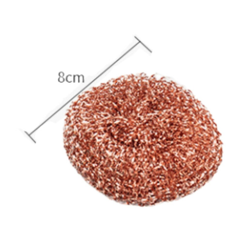 Copper Cleaning Pads Stainless Steel 8.5cm Non-Scratch 2