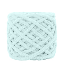 06Water Blue - Ovillo de hilo grueso para tejer, color E, hilo grueso acrílico, voluminoso, lavable, para tejer a mano, ideal para mantas y