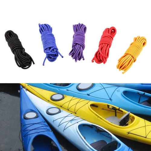 5 meter 4mm / 5mm kajakbåt elastiskt bungee-rep 2