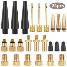 Bike Valve Adapter, [24 Pcs] Presta Valve Adapter, Presta to Schrader Adapter