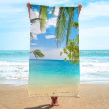 Fwttom microvezel strandhanddoek – sneldrogend, zandvrij, extra groot en lichtgewicht, geschikt voor strand en zwembad.