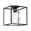 Kew Gardens1Light Μαύρο Ματ Ημί-Εντοιχιζόμενο Φωτιστικό Οροφής, D260M-SF-MB 1