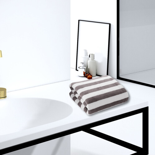 Βαμβακερή πετσέτα μπάνιου μεγάλου μεγέθους, εξαιρετικά απαλή και απορροφητική, 2