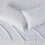 Ensemble de draps en microfibre imprimés aqua pour lit complet 4 pièces 3